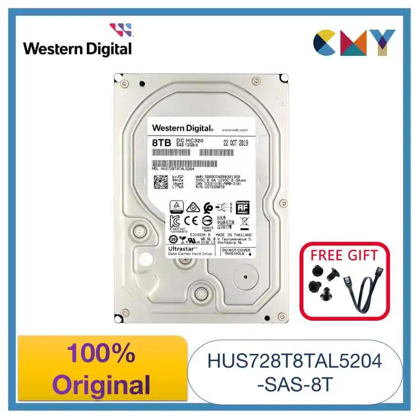 100%    WD 3.5 HDD ,   ϵ ̺, SAS 7200 rpm, HUS728T8TAL5204, 8TB